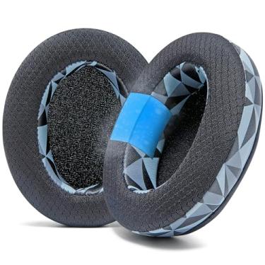 Imagem de WC Freeze para Arctis Nova - Almofadas de gel de resfriamento para Arctis Nova Pro Wired, Nova 7, 3, 1 - Fabricadas por Wicked Pads (não cabe em Nova Pro Wireless) | Geo Gray