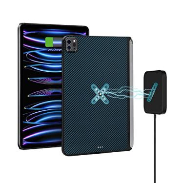Imagem de PITAKA Capa para iPad Pro de 11 polegadas, compatível com teclado mágico e Apple Pencil 2, com carregamento sem fio e proteção de três lados