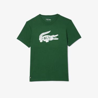 Imagem de Camiseta Lacoste Esportiva com Estampa de Crocodilo e Tecnologia Ultra-Dry Masculina-Masculino