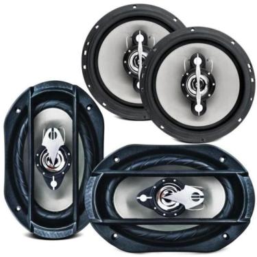 Imagem de Kit com 2 ALTO-FALANTES 6X9? e 6? Quadriaxial Leson LS6 140W
