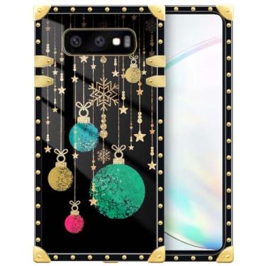 Imagem de Yuning419 Capa compatível com Samsung Galaxy S10E, TPU macio de luxo e parte traseira rígida de policarbonato para meninas e mulheres, capa protetora de telefone à prova de choque para Galaxy S10E,