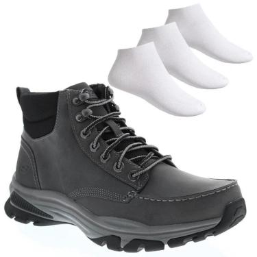 Imagem de Kit Bota Skechers Ralcon Top Point Masculina + 3-Masculino