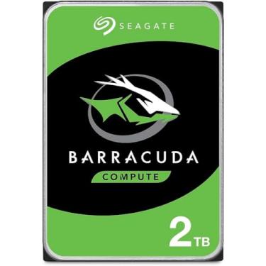 Imagem de Seagate Disco rígido interno BarraCuda 2TB – 3,5 polegadas SATA 6Gb/s 7200 RPM 256MB Cache – Embalagem sem frustração (ST2000DM008/ST2000DMZ08)