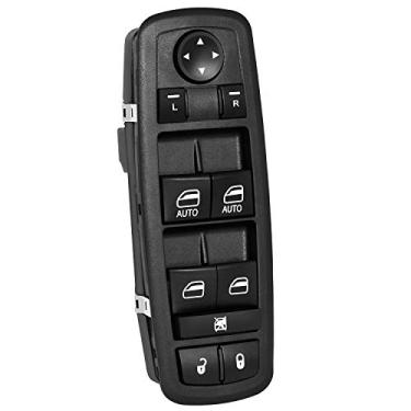 Imagem de Interruptor de janela dianteiro com controle lateral Power Master compatível para Dodge Ram 2009-2012 1500 2500 3500 Substituição # 4602863AD 4602863AB 4602863AC