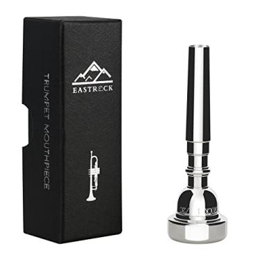 Imagem de EastRock Bocal de trompete 1,5C banhado a prata Bb Trompeta Bocal Trompeta acessórios de instrumento embalados a vácuo