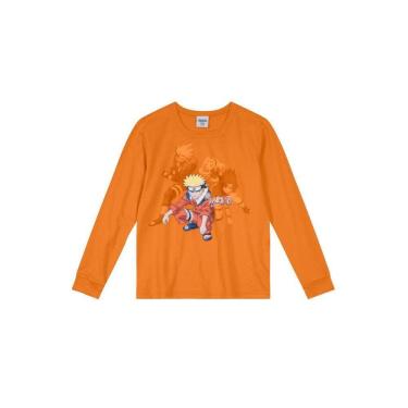 Imagem de Camiseta Naruto Em Malha Infantil Unissex Brandili