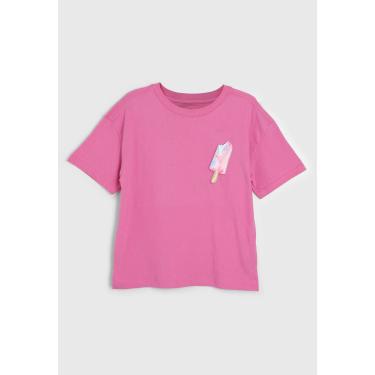 Imagem de Infantil - Camiseta GAP Picolé Rosa GAP 883399 menina
