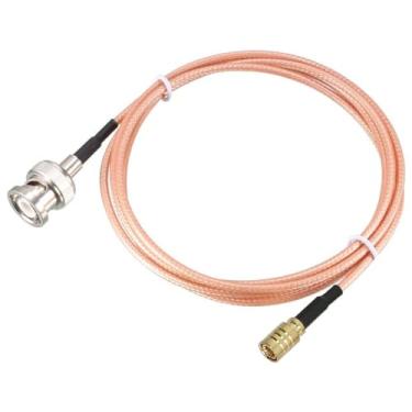 Imagem de DHT Electronics RF coaxial coaxial conjunto de cabo BNC macho para SMB fêmea 122 cm