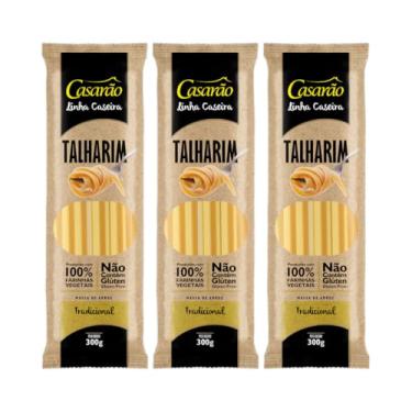 Imagem de Kit 3 Pacotes de Talharim Tradicional Sem Glúten de 300g cada - Casarão