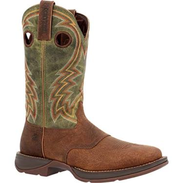 Imagem de Durango Bota masculina Rebel Western, Verde caçador, 45