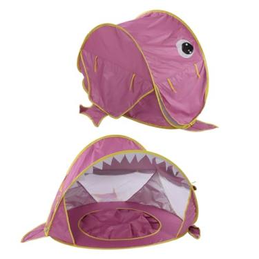 Imagem de Barraca de Praia para Bebês, Barraca de Piscina para Bebês, Protetor Solar de Proteção UV Estável à Prova de Portátil Infantil Pop-up Sombra Guarda-sol Guarda-chuva (PINK)