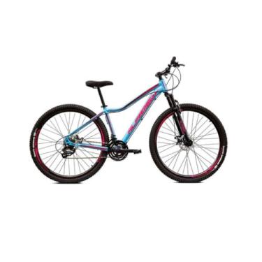 Imagem de Bicicleta Aro 29 Alfameq Pandora Feminina Alumínio 21v Freio a Disco Hidráulico Garfo Suspensão