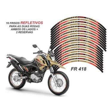 Imagem de Adesivo Crosser 150 Refletivo Yamaha Kit Com 20 Unids Fr418 - Resitank