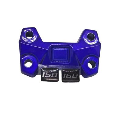 Imagem de Cadeado Mesa Guidão Azul Honda Cg Titan Fan 150 160 Todas - MMB