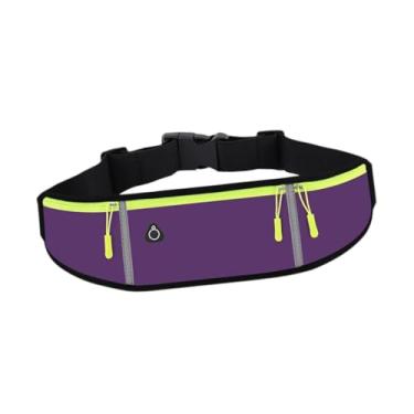 Imagem de AsrMyjcx Cinto de Corrida Fanny Pack Bolsa de Cintura Esportiva Liberação Rápida Alça Ajustável Suporte para Telefone Bolsa de Cintura para Corrida Treino Espo, Tolet