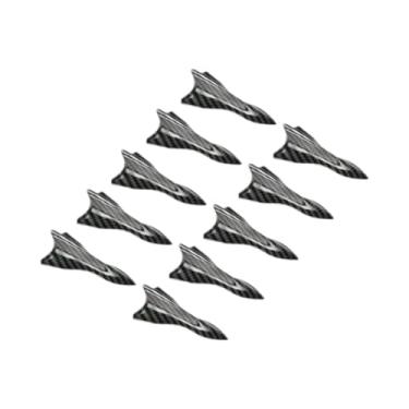 Imagem de JicSuXi 10x Capas de Antena de Barbatana de Tubarão para Carros Genéricos SUV Barbatanas de Tubarão Spoiler Teto Asa