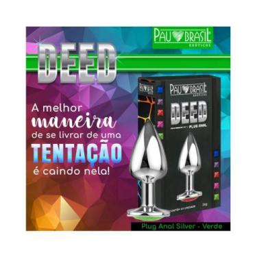 Imagem de Deed plug anal com joia 36g - PAU BRASIL, Vermelho