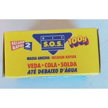 Imagem de Cola Massa SOS Epoxi Adesiva 50g e 100g, 100g