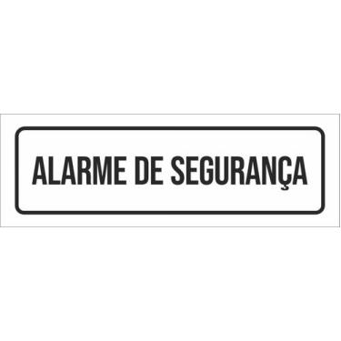 Imagem de Placa De Sinalização Setor - Alarme De Segurança-23X9 - Sinalizo