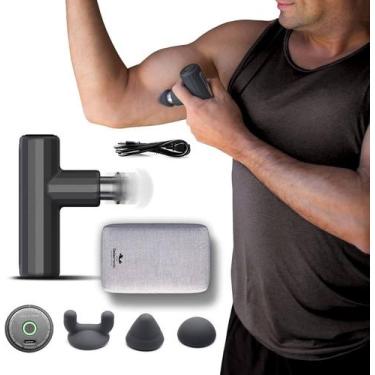 Imagem de Massageador pistola mini deep therapy relaxmedic - Pé de Apoio