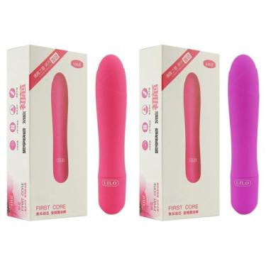 Imagem de Vibrador Lilo Super Macio 5 Vibrações Super Potentes Vipmix, Roxo