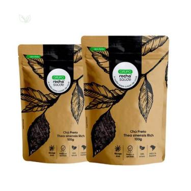 Imagem de Kit 2 pct Chá Preto - Thea sinensis Rich - 100g - Rocha Saúde
