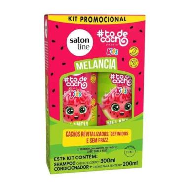 Imagem de Kit Shampoo e Condicionador Kids Melancia - Salon Line