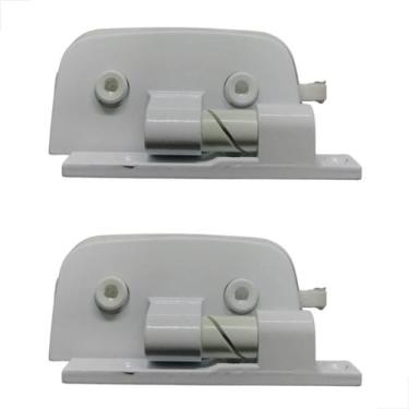 Imagem de Kit -Dobradiça Automatica Para Box De Banheiro AL C/2 Branco - Glasspe
