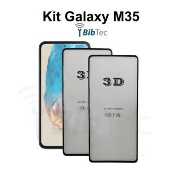 Imagem de Kit 2UN Película 3D Privacidade de Vidro para Samsung Galaxy M35 - LXL