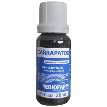 Imagem de Carrapatox 20ml - Antipulgas e Carrapatos - Banho e Pulverização - Cãe