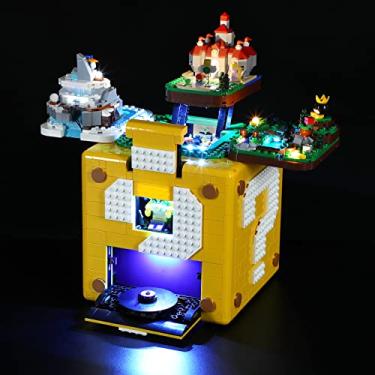 Imagem de GEAMENT LED Light Kit Compatible with Lego Super Mario 64 Question Mark Block - Lighting Set for Super Mario 71395 (Lego Set Not Included)