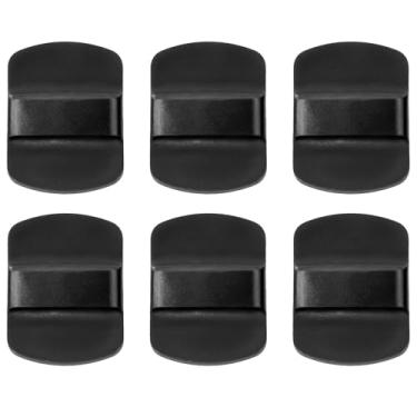 Imagem de Waziaqoc 6 peças de substituição de controle deslizante magnético, bloco deslizante de tampa, peças de substituição para Yeti 293 g, 453 g, 567 g, 737 g, 850 g (preta)