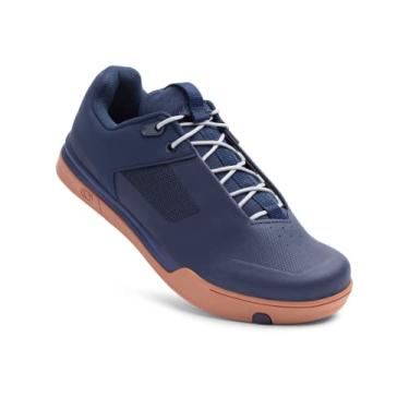 Imagem de Crankbrothers Sapatos unissex de MTB de renda, azul-marinho e prateado, tamanho 39 masculino