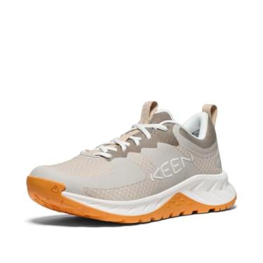 Imagem de KEEN Tênis feminino de caminhada Versacore respirável e confortável à prova d'água, Plaza Taupe/Orange Pepper, 36