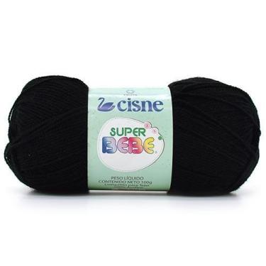 Imagem de Fio Cisne Super Bebê 100g, PRETO