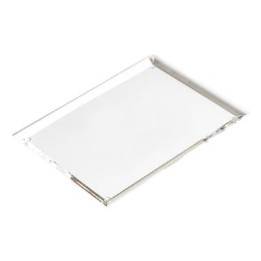 Imagem de Bandeja de Acrílico Hara Transparente Diamantada 42x33 cm