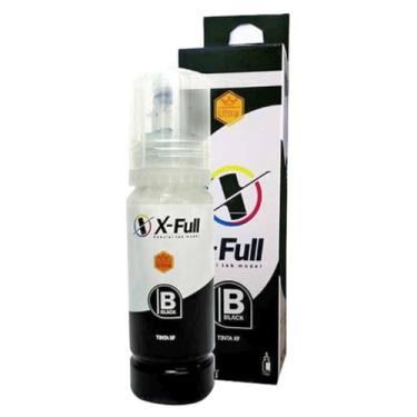 Imagem de Tinta Preta Corante X-Full para Impressoras L3108 L3110 L3150 L3160 L3158 série 504/544 Refil de 70ml