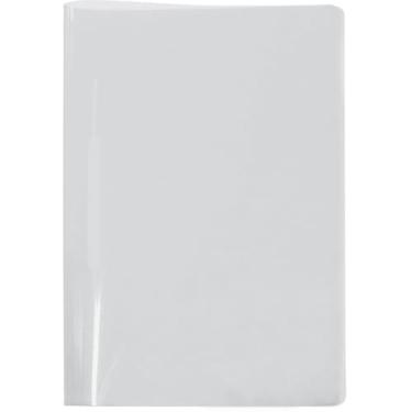 Imagem de Pasta Plástica com Grampo e Trilho, Ofício, Pacote com 10 Unidades, Cristal, Dac