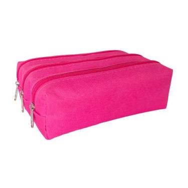 Imagem de Estojo Triplo Liso - Look, Pink