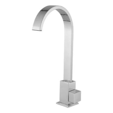 Imagem de Torneira Bancada Cozinha Lavatório Bica Móvel Alta - HC METAIS, Cromad