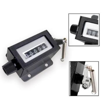 Imagem de Contador De Batida 5 Dígitos Numéricos Mecânico Analógico - EDA