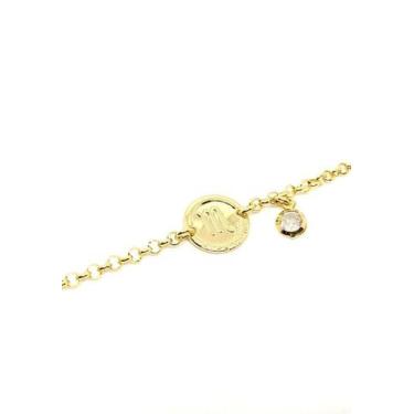 Imagem de Pulseira Belca Signo Escorpião Com Pingente No Banho De Ouro - Belca S