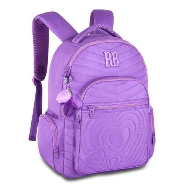Imagem de Mochila Costas Rebecca Bonbon Pompom Coração Fashion Feminino - Clio ,