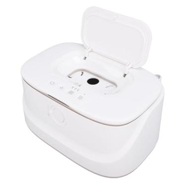 Imagem de Aquecedor de Lenços Umedecidos para Bebês TOPINCN e Dispensador de Lenços Umedecidos Com Luz Noturna, Temperatura Ajustável, Grande Capacidade, Design Simplista Exclusivo (Branco)