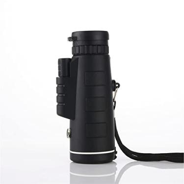 Imagem de Telescópio Monocular 40X60 Telescópio Monocular de Alta Potência, Lupa de Visão Noturna HD à Prova D'água Monóculos de Câmera de Telefone Com Clipe de Telefone Tripé Telescópico,