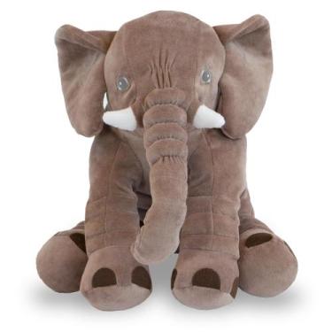 Imagem de Almofada Elefante de Pelúcia Plush 60cm Anti-alérgico - Toybrink, Marr