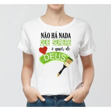 Imagem de Blusa T-shirt Camiseta Feminina Estampada, estampas evangélica - Innov
