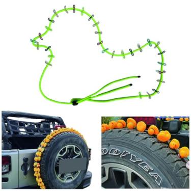 Imagem de Suporte de pato para jipe, pendurar 60 patos, suporte de pato para Jeep Wrangler YJ TJ JK JL e Gladiator JT, suportes de exibição de patos de borracha, suporte de pato para decoração de pneu