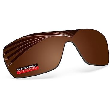 Imagem de iLikeo Lentes de reposição polarizadas de policarbonato PRO+ para óculos de sol Oakley Batwolf OO9101 - marrom cobre