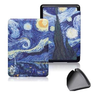 Imagem de GUKSRASO Capa para 7" Kindle Paperwhite 12th Generation 2024 & Kindle Colorsoft Signature Edition 2024, PU e TPU Soft Tampa Traseira Tampa de Casca Protetora com Despertar/sono Automático